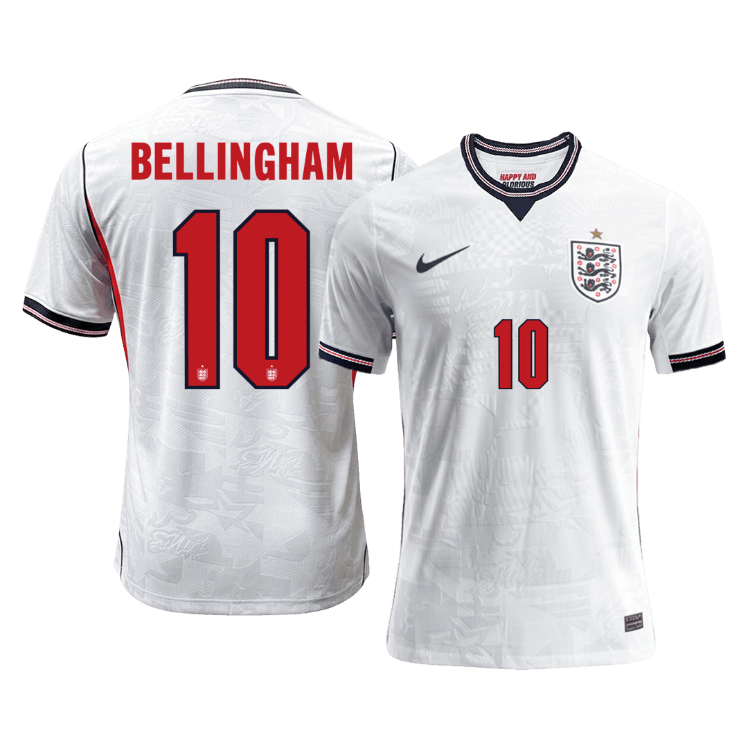 BELLINGHAM #10 England Home Player Version Jersey World Cup 2026