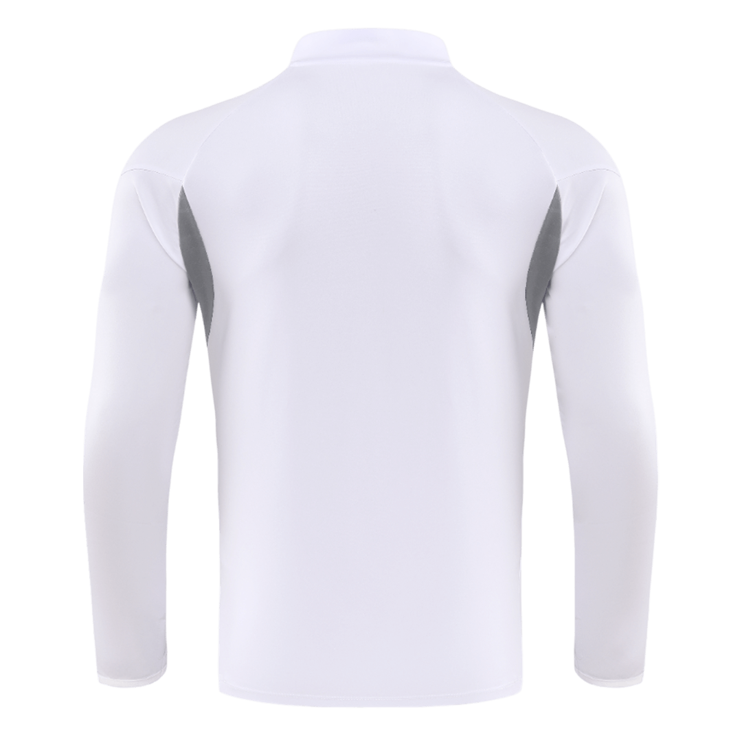 Real Madrid 1/4 Zip Tracksuit 2025/26 White