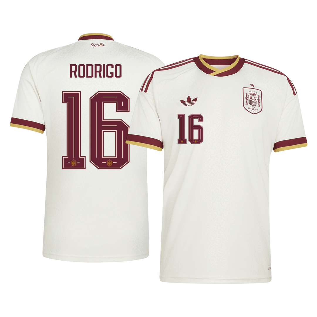 RODRIGO #16 Spain Away Soccer Jersey World Cup 2026