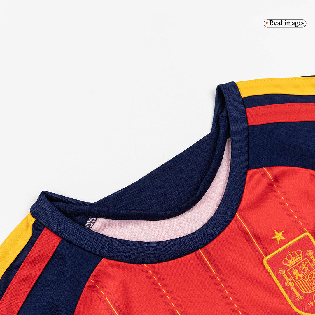 Spain Home World Cup Kids Soccer Jerseys Full Kit 2026
