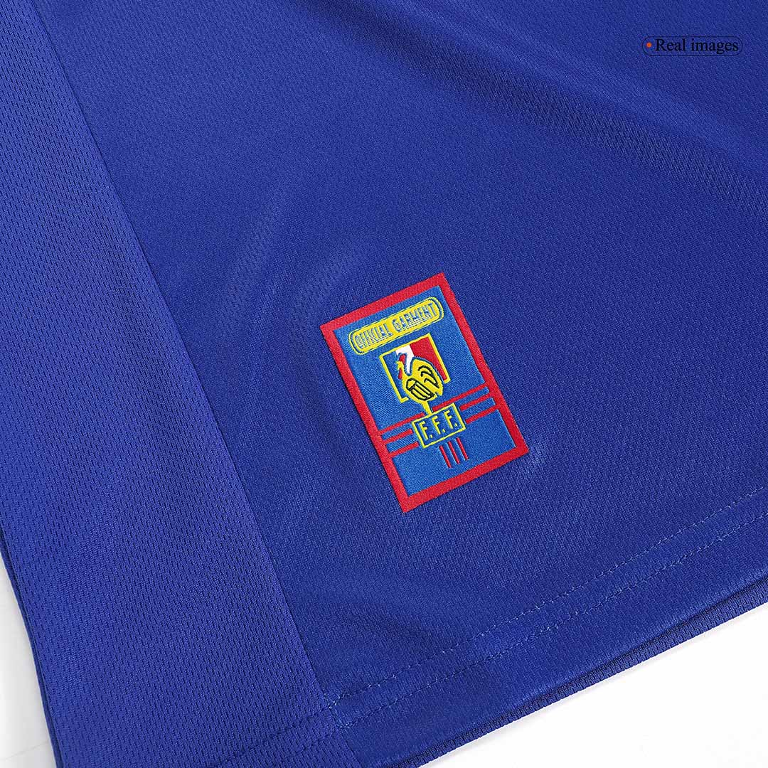 ZIDANE #10 France Retro Jersey Home Soccer Shirt 1998 World Cup