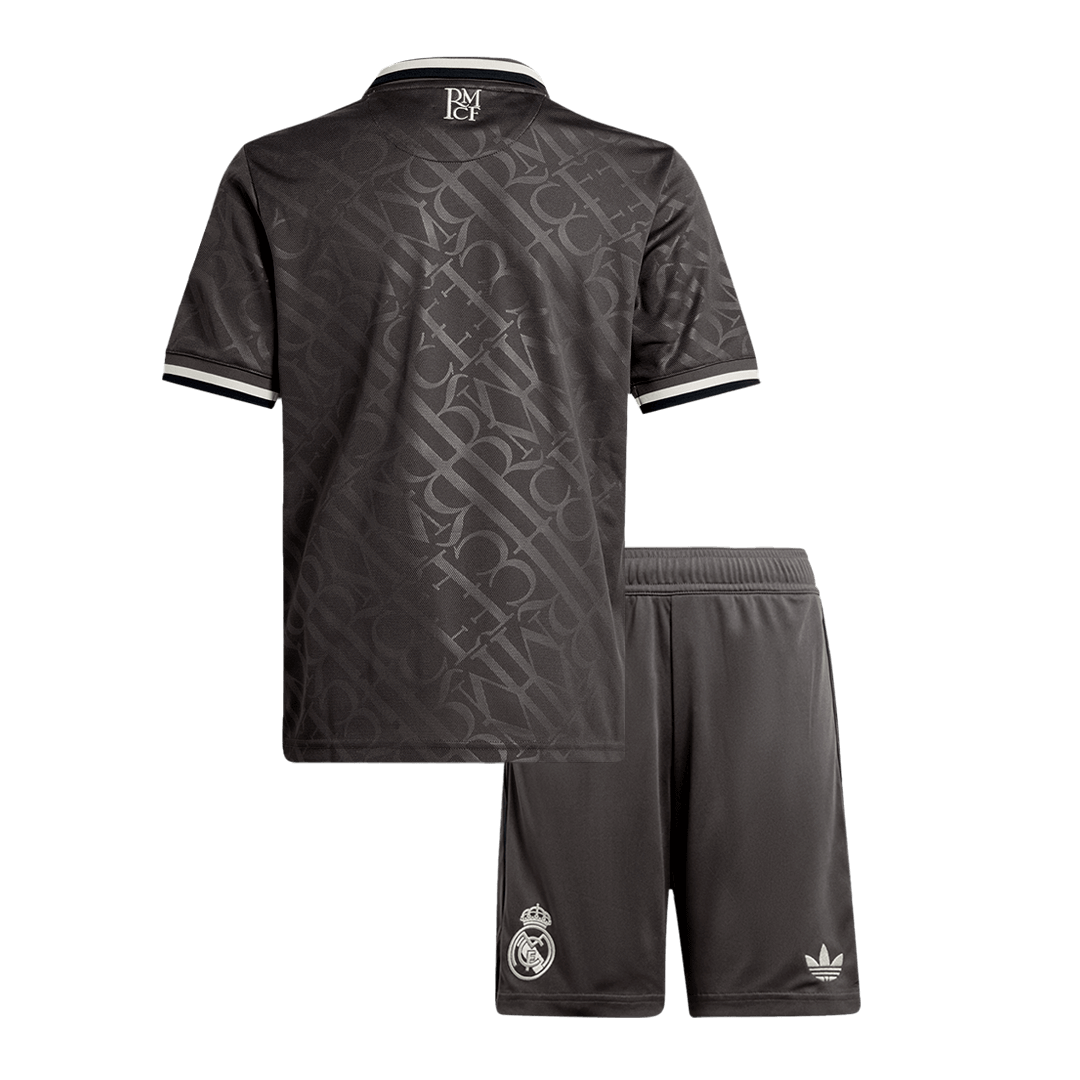 Gift-Kid's Real Madrid Third Away Soccer Jersey Kit (Shirt+Shorts) 2024/25