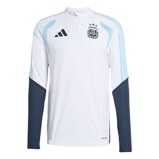 Argentina 1/4 Zip Tracksuit 2026 Kids White
