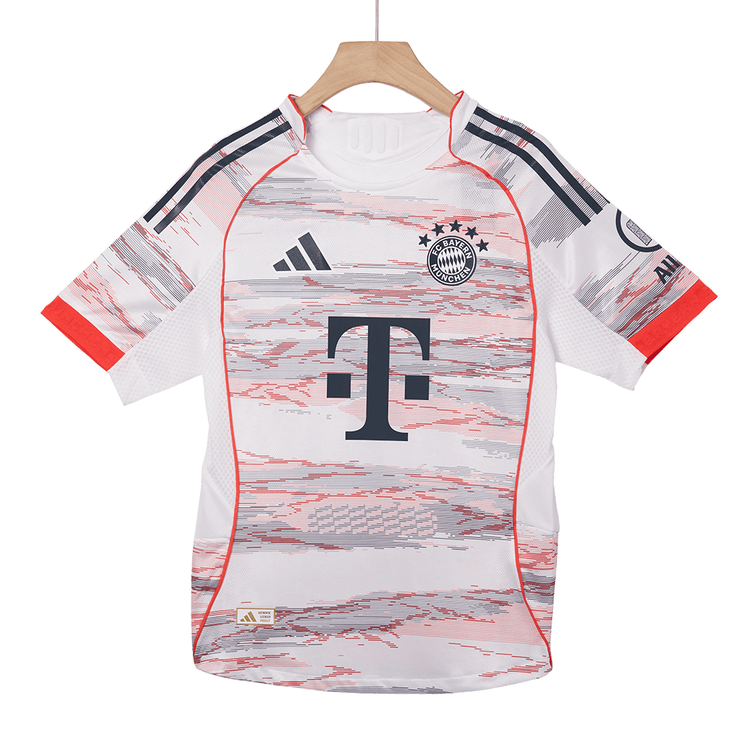 Authentic  MULLER  #25 Bayern Munich Away Soccer Jersey 2025/26 White