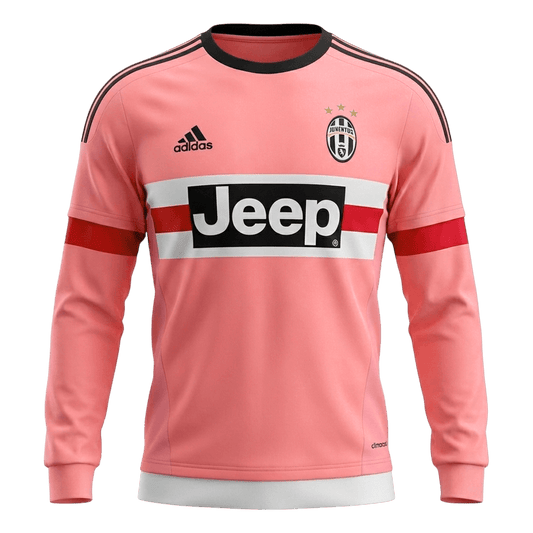 Retro Soccer Jersey Juventus Away Long Sleeve 2015/16