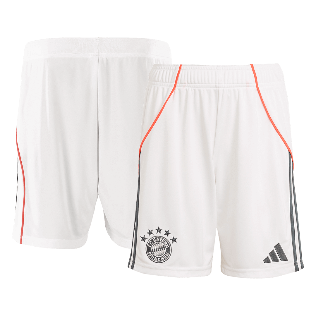 Bayern Munich Away Soccer Jersey Kit(Jersey+Shorts) 2025/26 White