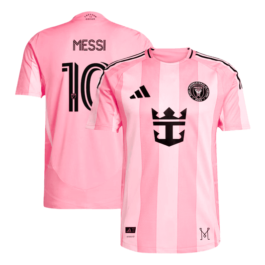 MESSI #10 Authentic Inter Miami CF Home Soccer Jersey 2025 Pink