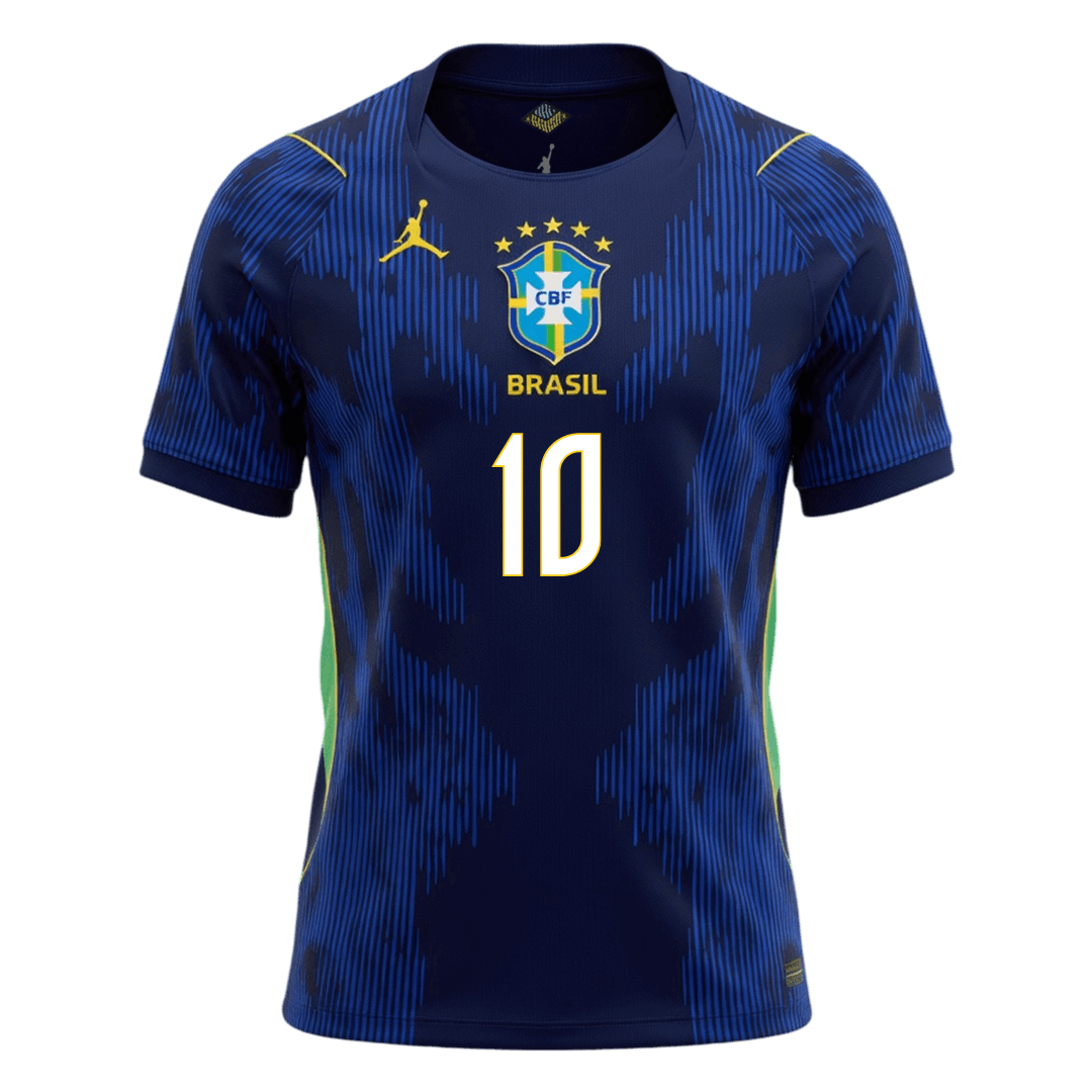 NEYMAR JR. #10 Brazil Away Soccer Jersey World Cup 2026
