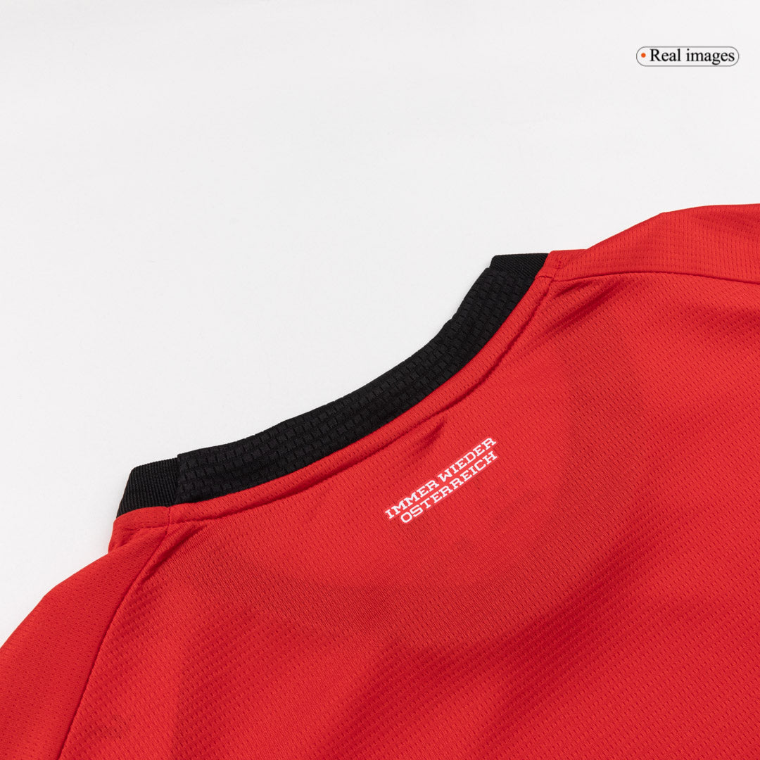 BAUMGARTNER#19 Austria Home Soccer Jersey World Cup 2026 Red