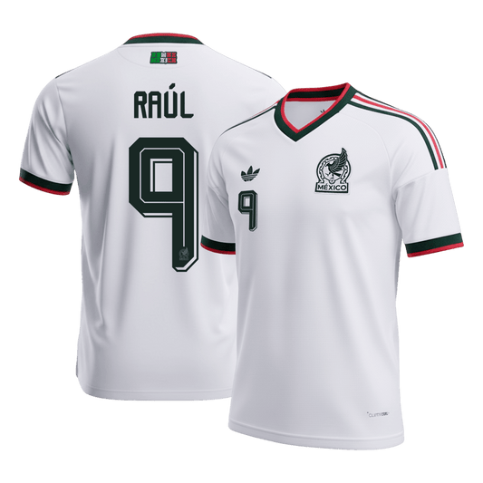 RAÚL #9 Mexico Away Soccer Jersey World Cup 2026