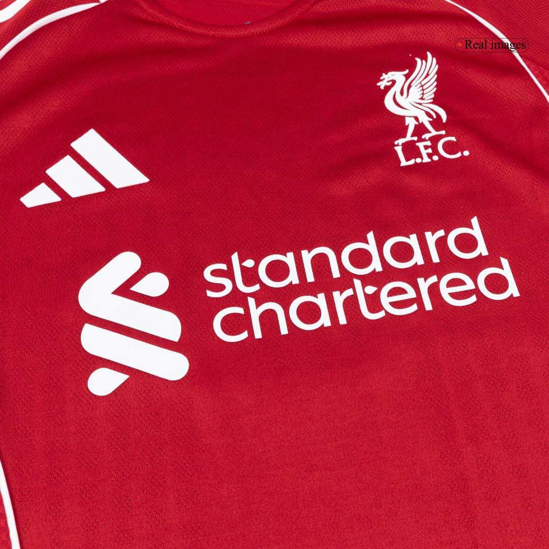 SZOBOSZLAI #8 Liverpool Home Authentic Soccer Jersey 2025/26