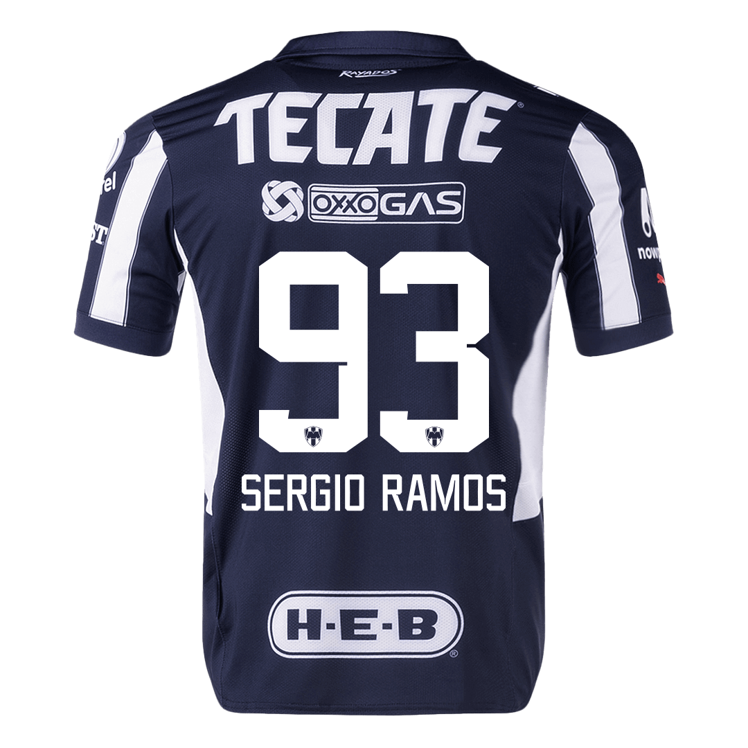 SERGIO RAMOS #93 Soccer Jersey Monterrey Home Shirt 2024/25