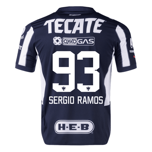 SERGIO RAMOS #93 Soccer Jersey Monterrey Home Shirt 2024/25