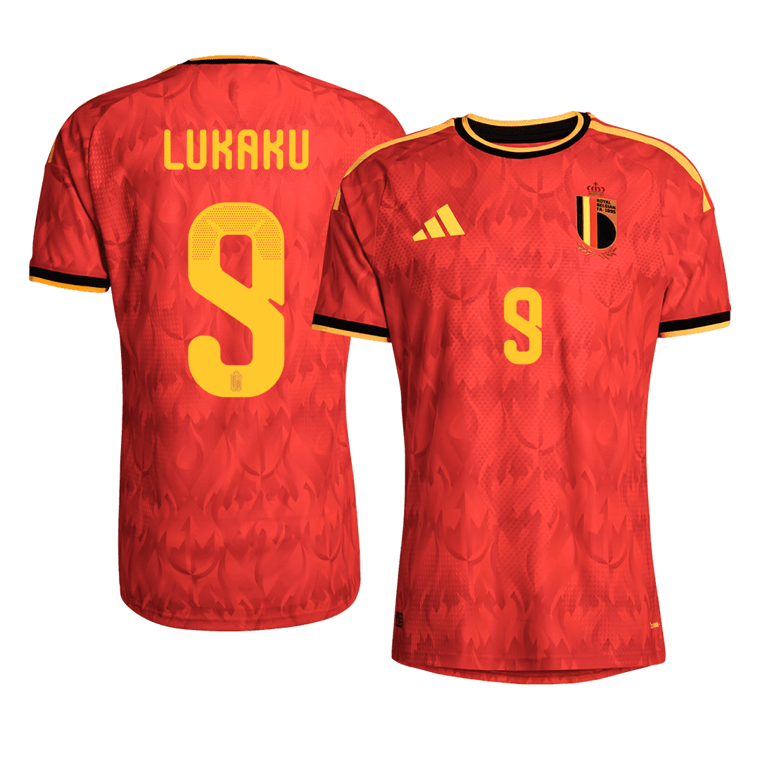 LUKAKU #9 Belgium Home Player Version Jersey World Cup 2026
