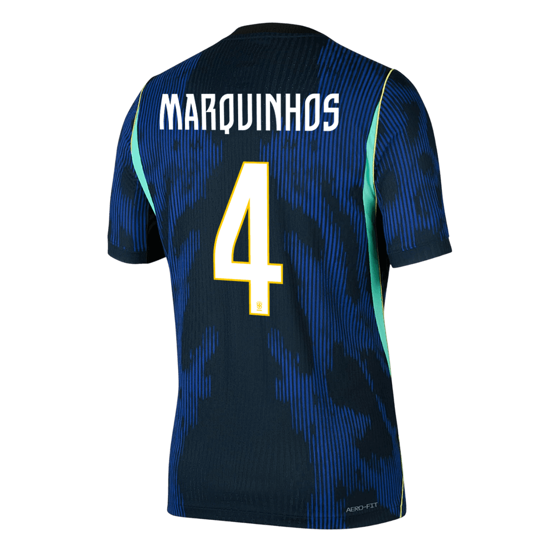 MARQUINHOS #4 Brazil Away Player Version Jersey World Cup 2026