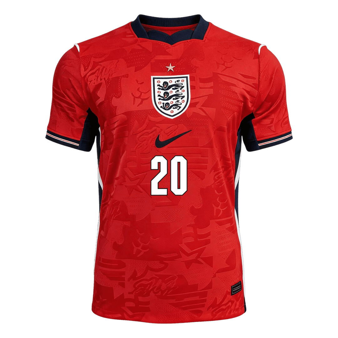 PALMER #20 England Away Soccer Jersey World Cup 2026
