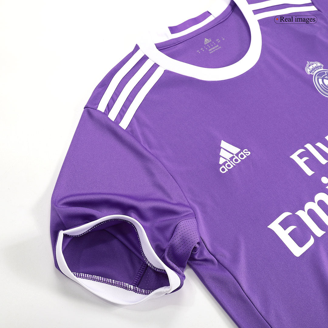 SERGIO RAMOS #4 Retro Real Madrid Jersey Away Soccer Shirt 2016/17