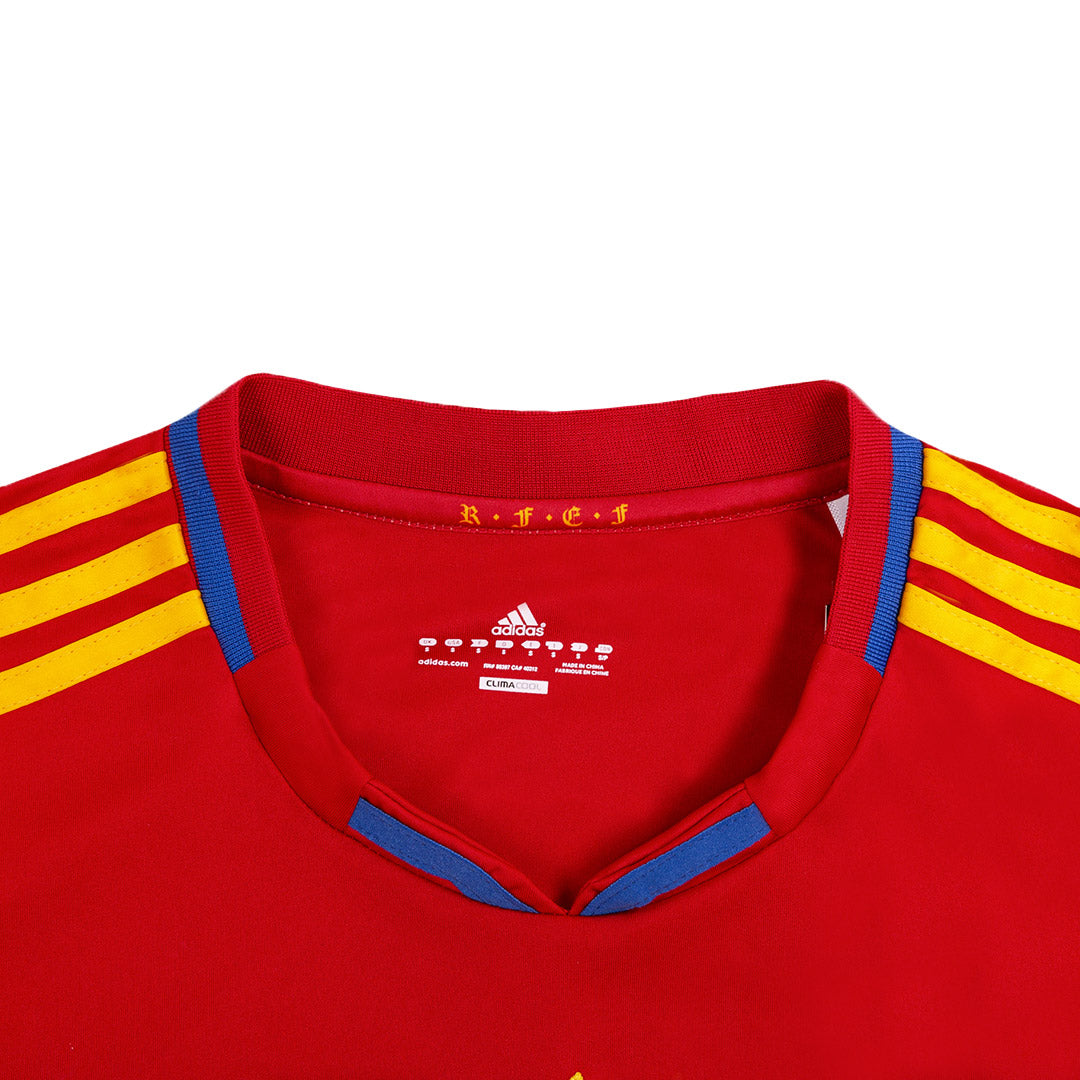 Retro A. INIESTA #6 2010 Spain Home Soccer Jersey