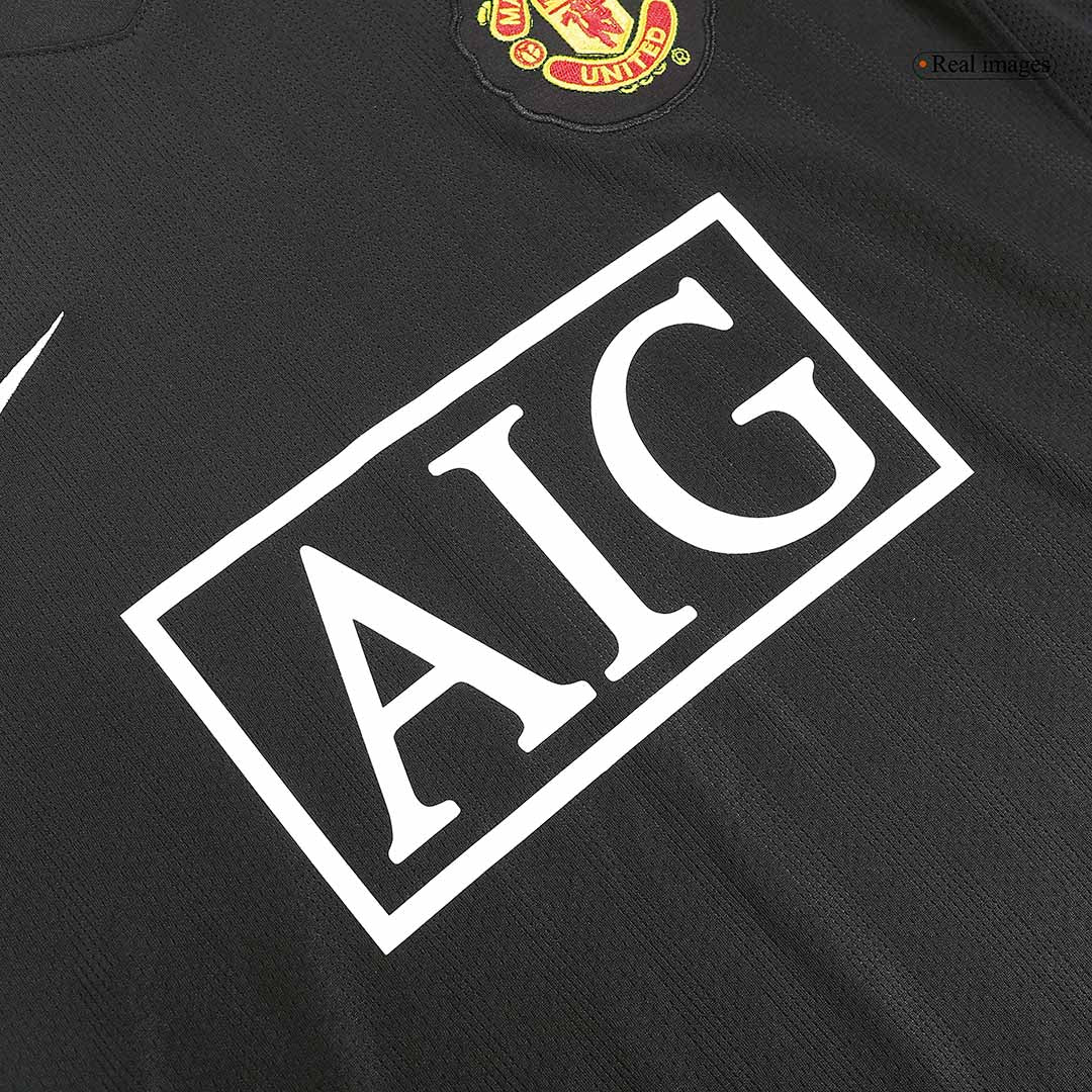 ROONEY #10 Manchester United Retro Jersey Away Soccer Shirt 2007/08