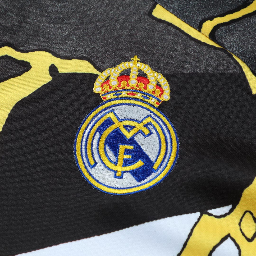 Real Madrid 1/4 Zip Tracksuit 2025/26 Black