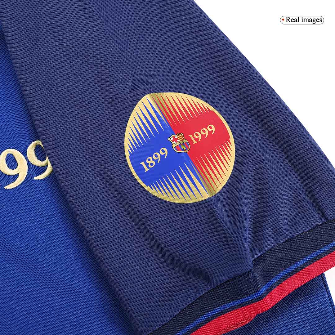 Retro Jersey GUARDIOLA #4 Barcelona Retro Jersey Home Soccer Shirt 1999/00 100th Anniversary