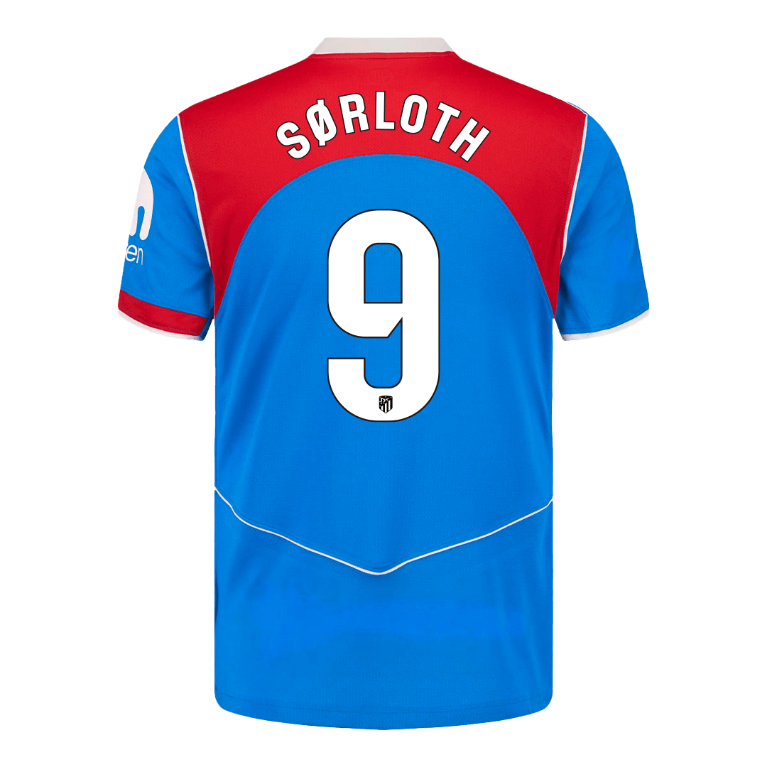 SØRLOTH #9 Atletico Madrid Third Away Soccer Jersey 2025/26