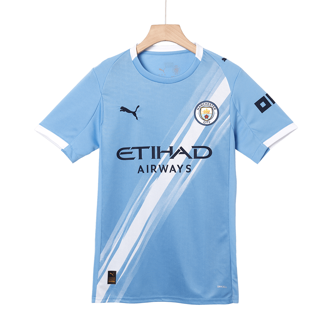 HAALAND #9 Manchester City Home Soccer Jersey 2025/26 Blue