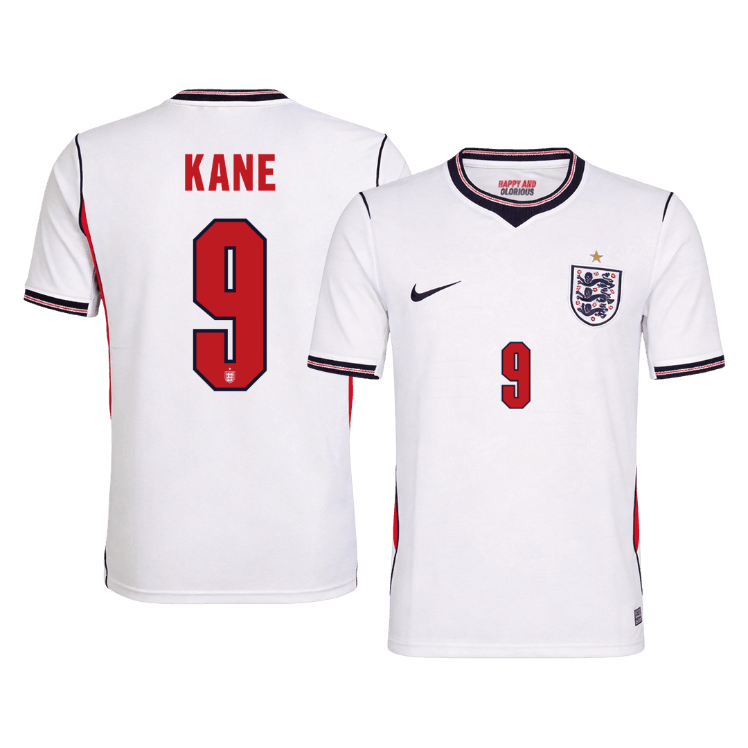 KANE #9 England Home Soccer Jersey World Cup 2026