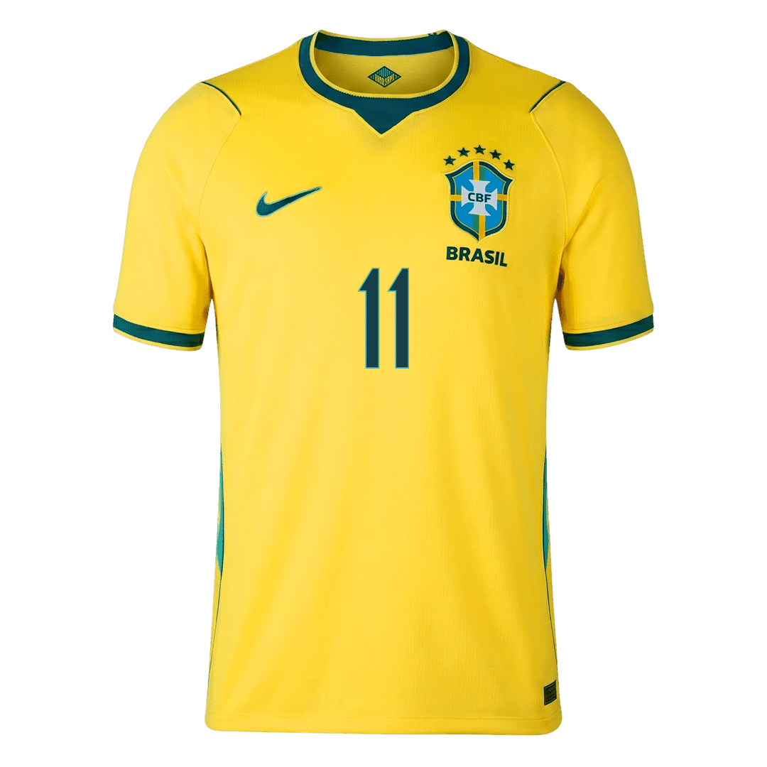 RAPHINHA #11 Brazil Home Soccer Jersey World Cup 2026