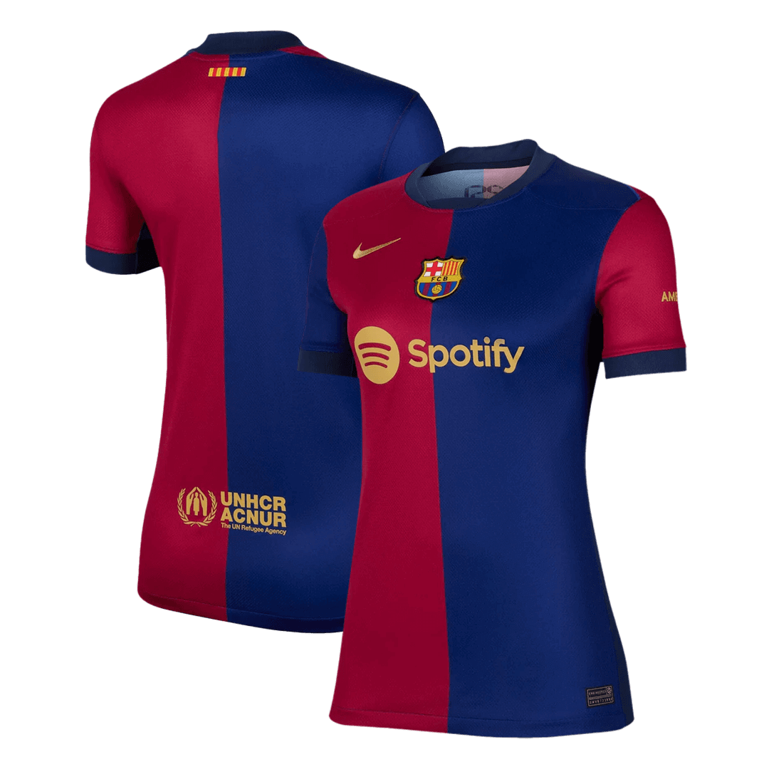 Gift-Women's Barcelona Home Soccer Jersey shirt 2024/25