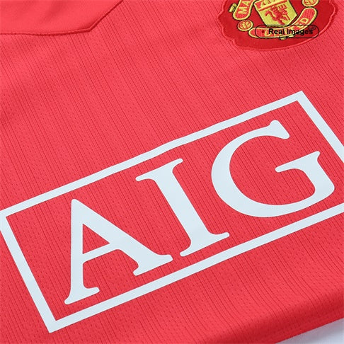 Retro Soccer Jersey Manchester United Home 2007/08