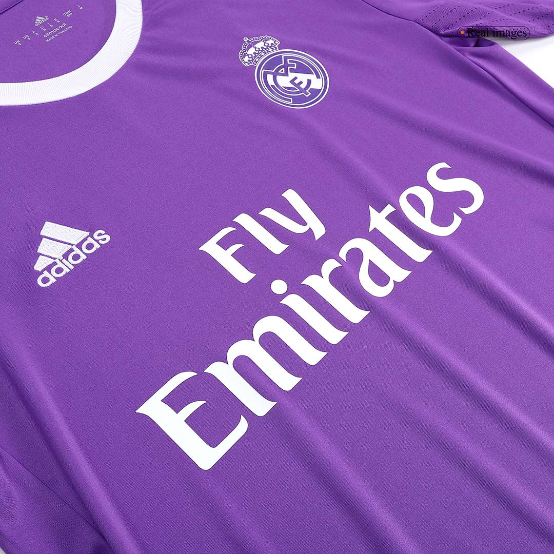 SERGIO RAMOS #4 Real Madrid Retro Jersey Away Long Sleeve Soccer Shirt 2016/17