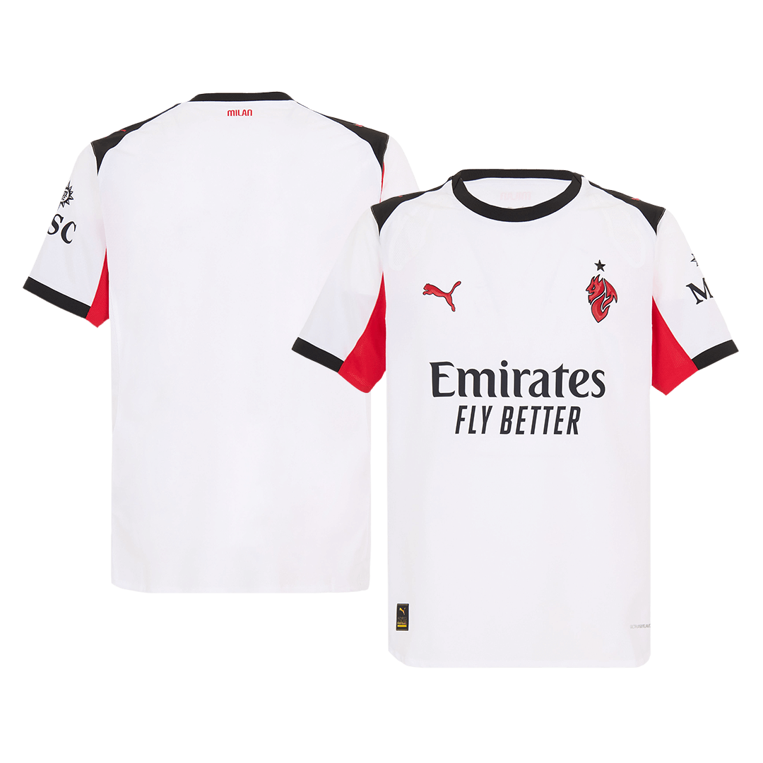 AC Milan Authentic Away Soccer Jersey 2025/26 White