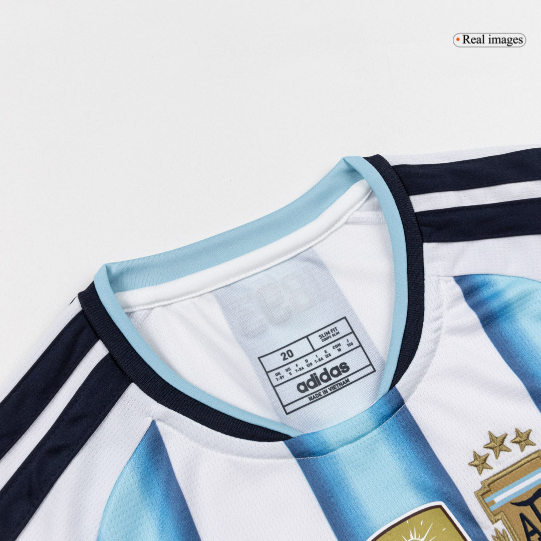 MESSI #10 Argentina Home World Cup Kids Soccer Jerseys Kit 2026