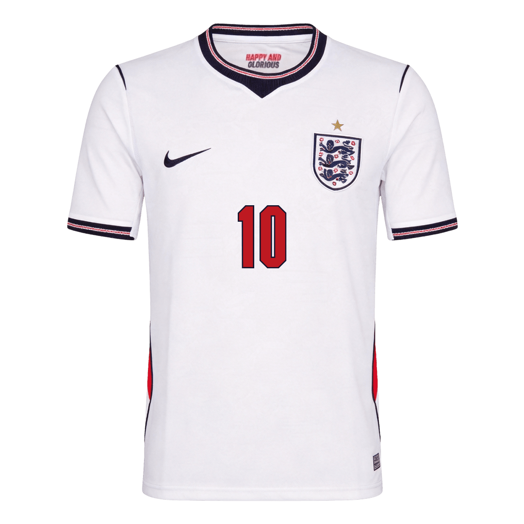 BELLINGHAM #10 England Home Soccer Jersey World Cup 2026