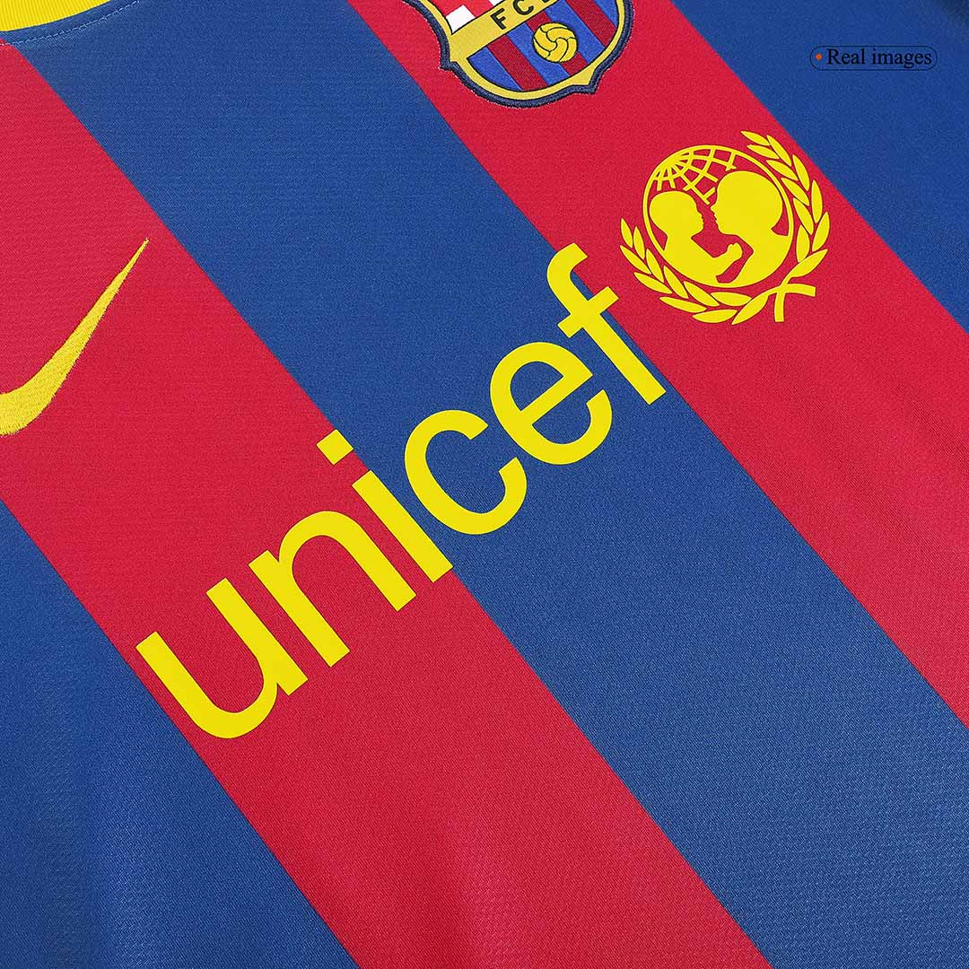 Retro 2010/11 Barcelona Home Soccer Jersey